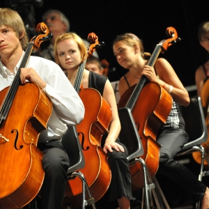 Concerto Orchestra Giovanile C.E.I.: Anno 2007 - Concerto estivo  al parco con i giovani del C.E.I. Central European Initiative