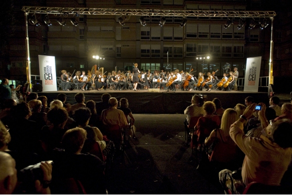 Concerto Otchestra Giovanile C.E.I.: Anno 2007 - Concerto estivo  al parco con i giovani del C.E.I. Central European Initiative