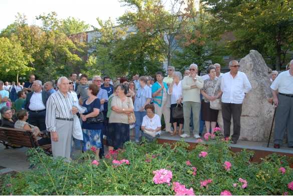 Parco Corazza: Anno 2007 - Il pubblico intervenuto all cerimonia di inaugurazione del Parco Corazza