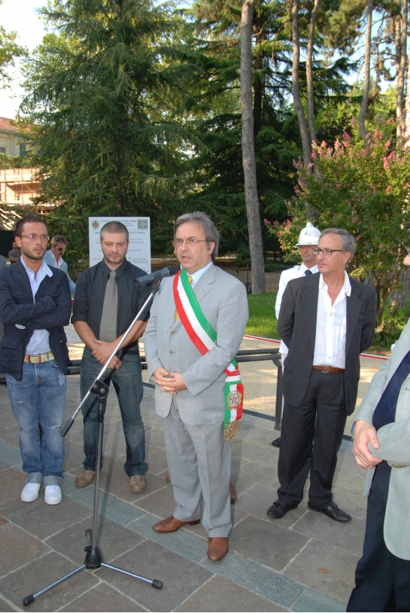 Parco Corazza: Anno 2007 - Cerimonia di inaugurazione del Parco Corazza