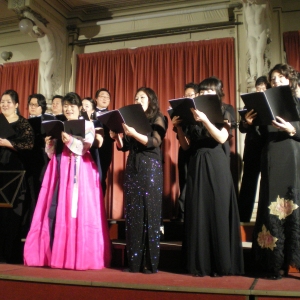 Coro Chan-Yang (Corea del Sud): Anno 2010 - Esibizione del coro coreano