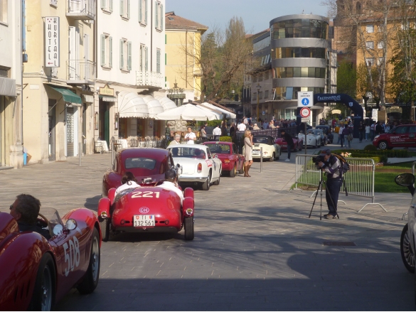 GP Terre di Canossa: Anno 2013 - Competiizone auto d'epoca., la partenza