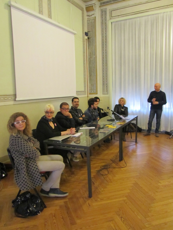 Conferenza stampa in Sala Mainardi : Le autorità intervengono all'evento pubblico