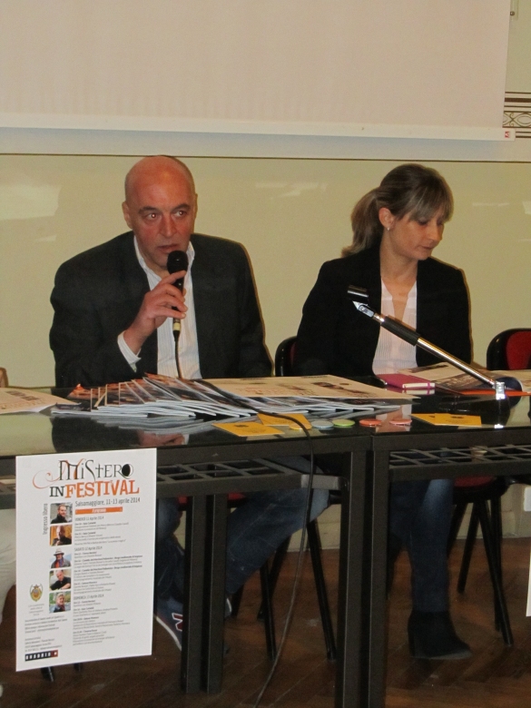 Mistero in Festival: Anno 2014 - Conferenza stampa in sala Mainardi, Ade Capone presenta 