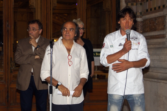 Panettone d'Estate: Il gastronauta Davide Paolini e Claudio Gatti pasticcere