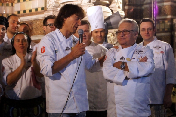 Panettone d'Estate: I maestri pasticceri Achille Zoia (Cologno Monzese) e Claudio Gatti (Tabiano)