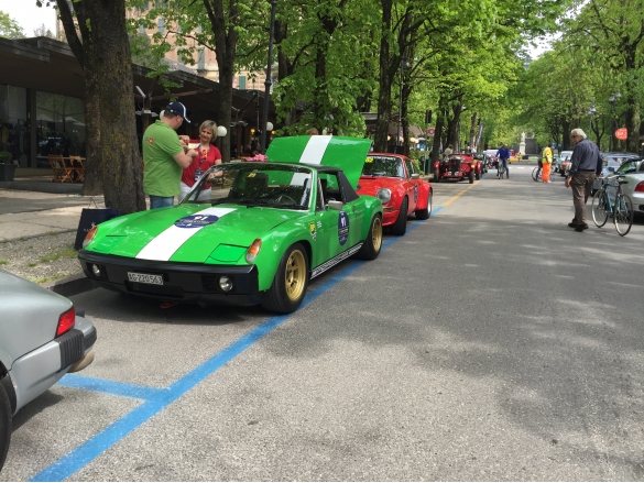 Gran Premio Terre di Canossa: Anno 2015 - Competiizone auto d'epoca. Sosta di tappa a Salsomaggiore Terme