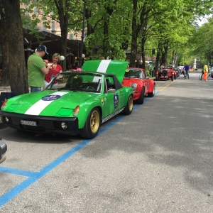 Gran Premio Terre di Canossa: Anno 2015 - Competiizone auto d'epoca. Sosta di tappa a Salsomaggiore Terme