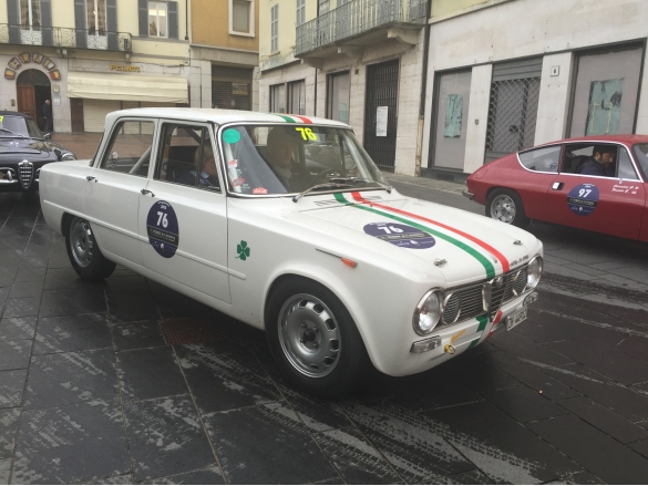 Gran Premio Terre di Canossa: Anno 2015 - Competiizone auto d'epoca. Sosta di tappa a Salsomaggiore Terme