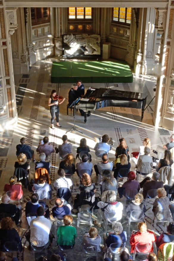 I Musici di Parma Sebino Salso Summer Festival: 24 maggio 2015 - Sviolinata, concerto alle Terme Berzieri con i musicisti de Salso Musici Academy