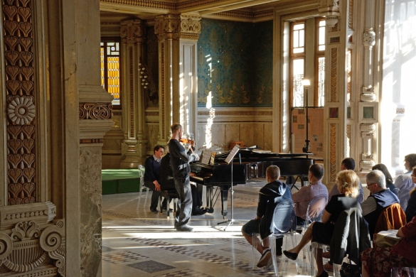 I Musici di Parma Sebino Salso Summer Festival: 24 maggio 2015 - Sviolinata, concerto alle Terme Berzieri con i musicisti de Salso Musici Academy