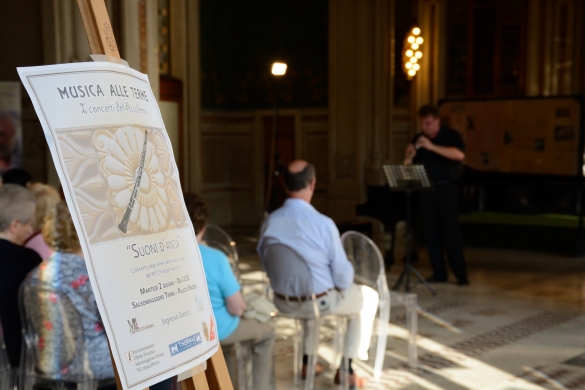 I Musici di Parma Sebino Salso Summer Festival: 2 giugno 2015 -  Suoni D'Ancia concerto alle Terme Berzieri. Esibizione del Maestro Christoph Hartmann 