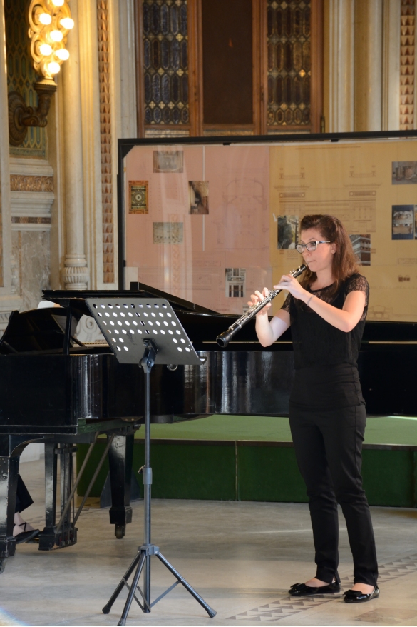 I Musici di Parma Sebino Salso Summer Festival: 2 giugno 2015 -  Suoni D'Ancia concerto alle Terme Berzieri:l'esibizione di una allieva dell'academy
