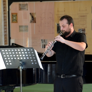 I Musici di Parma Sebino Salso Summer Festival: 2 giugno 2015 -  Suoni D'Ancia concerto alle Terme Berzieri. L'esibizione di un musicista dell'academy