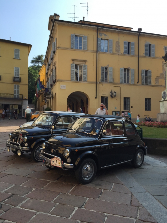 Salsomotormeeting: Anno 2015 - Auto Fiat 500 in esposizione