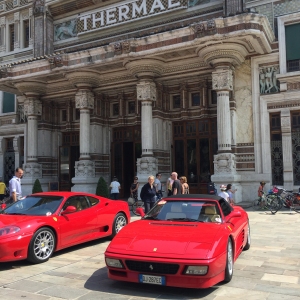 Salsomotormeeting: Anno 2015 - Auto Ferrari in esposizione