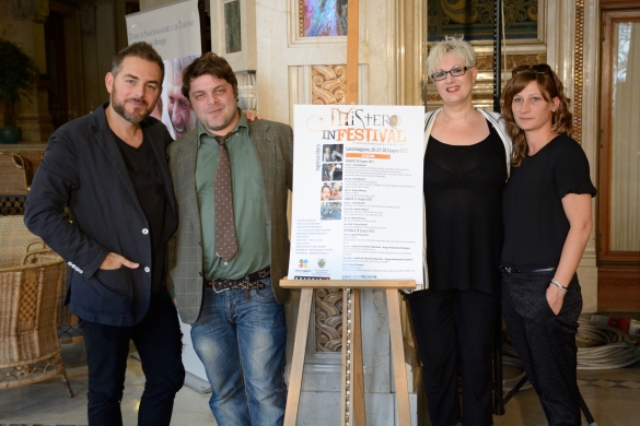 Mistero in Festival: La presentazione del Festival, Daniele Bossari e l'Assessore Daniela Isetti