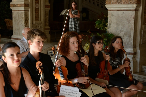 Salso Summer Class & Festival - Masterclass di Violino: Agosto 2016 - Gli allievi della masterclass di violino