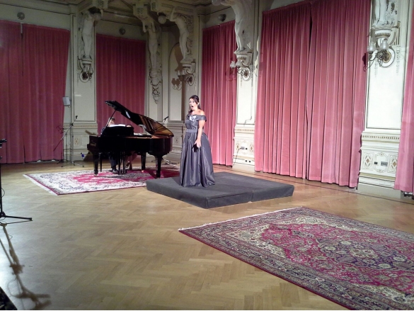 Concerto Lirico Vocale: Anno 2015 - L'esibizione della soprano