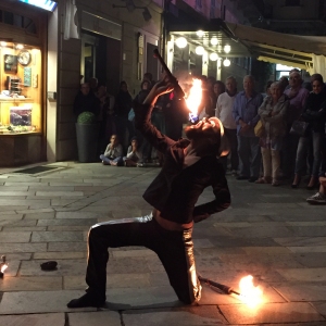 Buskers: Anno 2015 - Esibizione dell'artista di strada