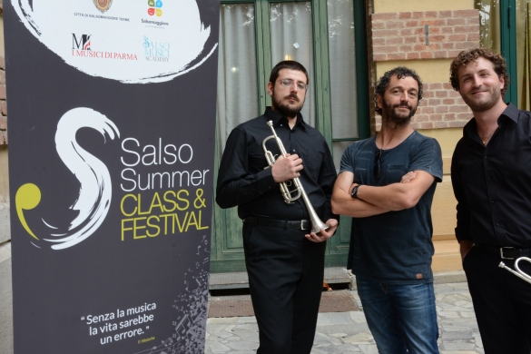Salso Summer Class & Festival: 24  luglio 2016, allievi delle masterclass prima del concerto