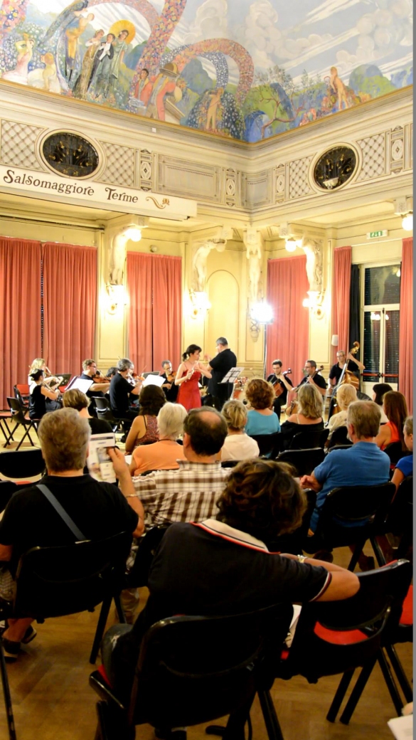 Salso Summer Class & Festival: 24  luglio 2016 Concerto Fratellanza con Simonide Braconi (viola solista), Monaldo Braconi (pianoforte), Giovanni Gnocchi (violoncello solista) con I Musici di Parma e gli allievi delle masterclass