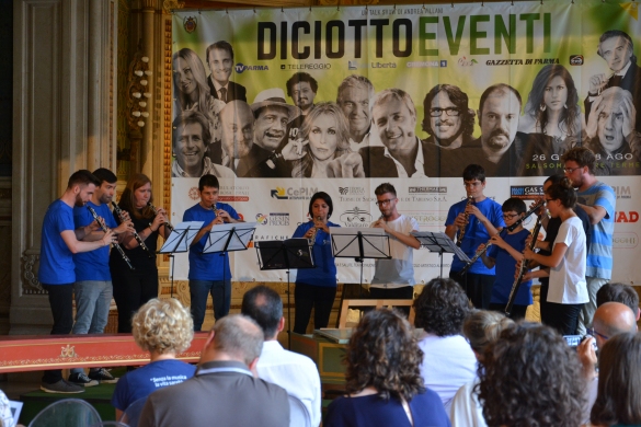 Salso Summer Festival - Masterclass Esibizione Allievi: 31 luglio 2016 – Allievi della Summer Class si esibiscono in anteprima per il pubblico del Talk Show Diciottoeventi