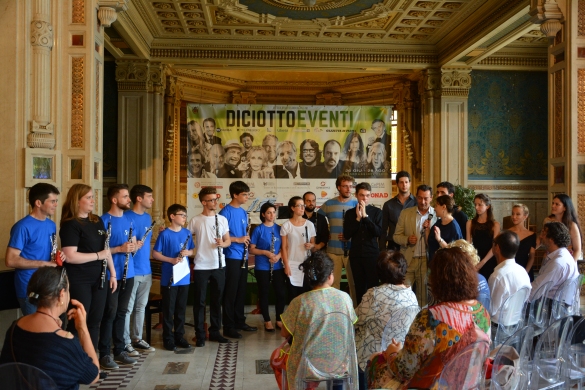 Salso Summer Festival - Masterclass Esibizione Allievi: 31 luglio 2016 – Allievi della Summer Class si esibiscono in anteprima per il pubblico del Talk Show Diciottoeventi