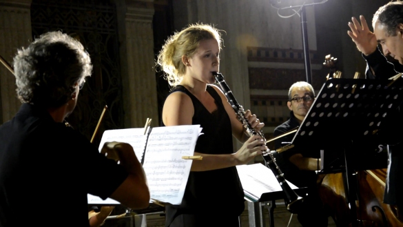 Salso Summer Class & Festival . Masterclass di Clarinetto: 6 agosto 2016 - Concerto Suoni senza Fine, una allieva della masterclass di clarinetto del M° Stefano Conzatti