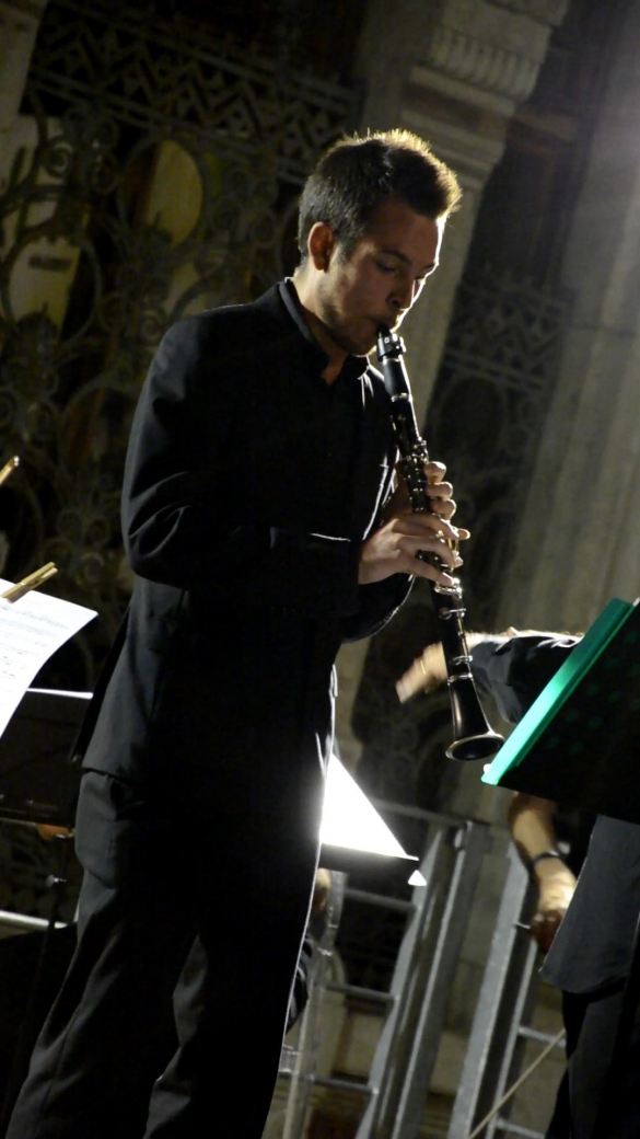 I Musici di Parma Salso Summer - Masterclass di Clarinetto : 6 agosto 2016 - Concerto Suoni senza Fine, l'esibizione di un allievo della masterclass di clarinetto del M° Stefano Conzatti