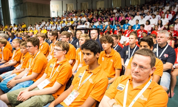 Bridge Mondiali Juniores: Palazzo Congressi, Auditorium Europa cerimonia di inaugurazione, alcune squadre partecipanti