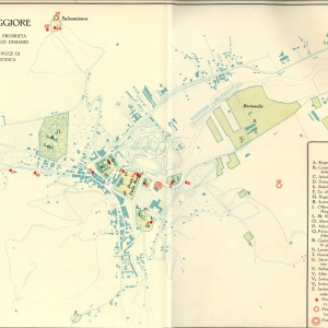 Conferenza Giornata Miniere: Documento storico: planimetria, ubicazione dei pozzi di acqua salsoiodica