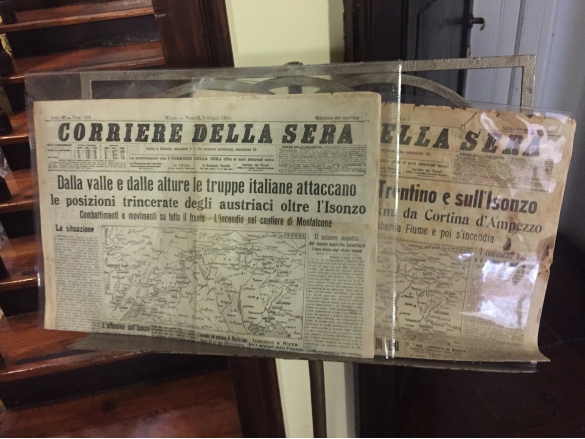 Mostra Grande Guerra: Esposizione di giornali storici provenienti dal museo di Forni Avoltri (UD)