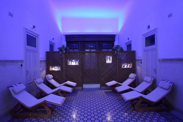 Centro Benessere Terme di Salsomaggiore: Area relax con musicoterapia e cromoterapia