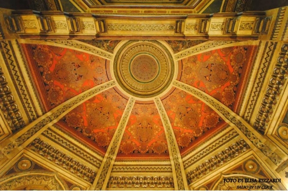 Palazzo  dei Congressi: Salone Moresco, dettaglio del soffitto