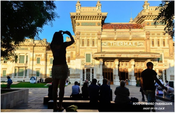 Piazza Lorenzo Berzieri: Le terme, la piazza, le persone