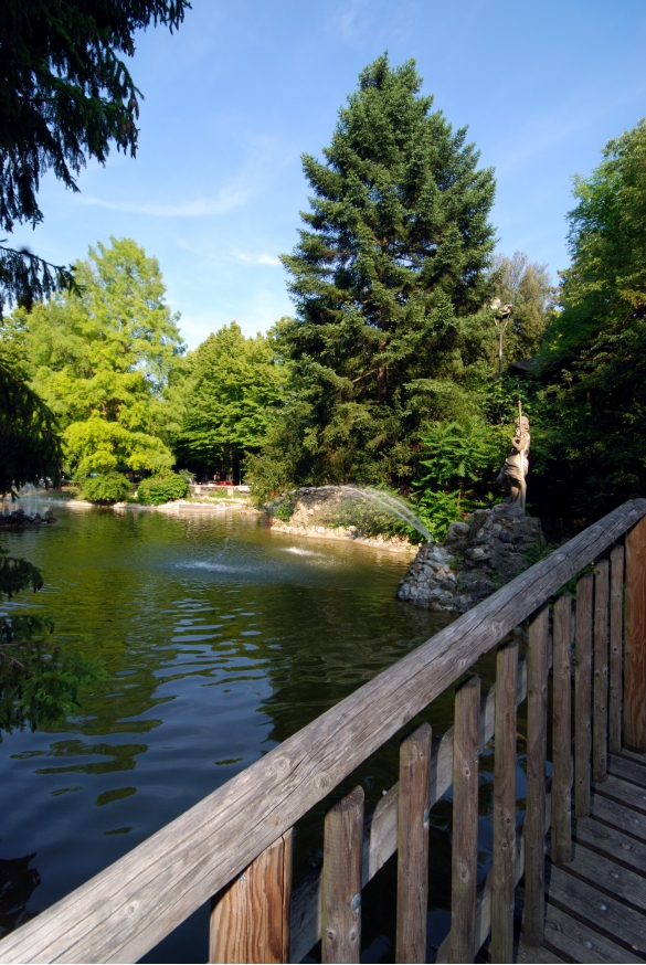Parco Mazzini: Il laghetto, particolare