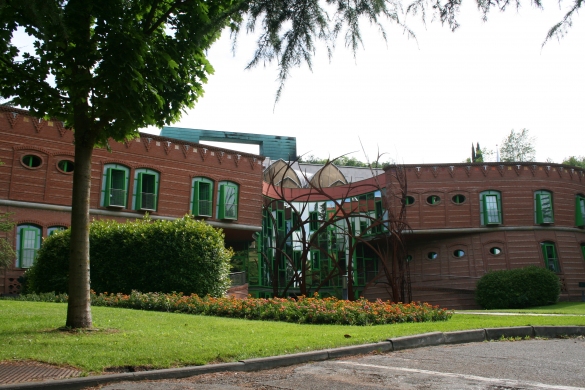 Tabiano: L'edificio delle Terme Respighi