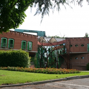 Tabiano: L'edificio delle Terme Respighi