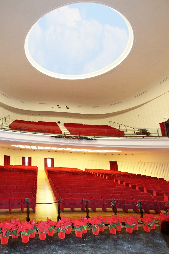 Teatro Nuovo: Particolare della cupola apribile