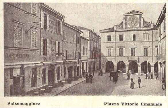 Piazza Vittorio Emanuele: Raffigurazione d'epoca