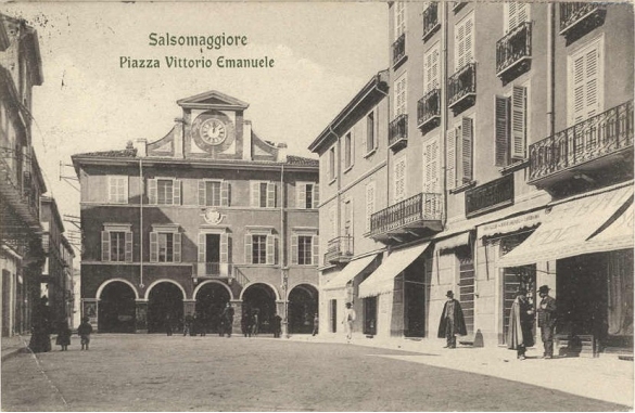 Piazza Vittorio Emanuele: Illustrazione d'epoca