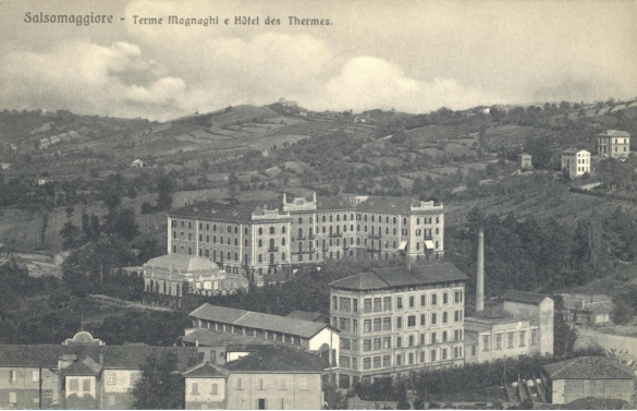 Grand Hôtel des Thermes e le Terme Magnaghi: Vedut panoramica