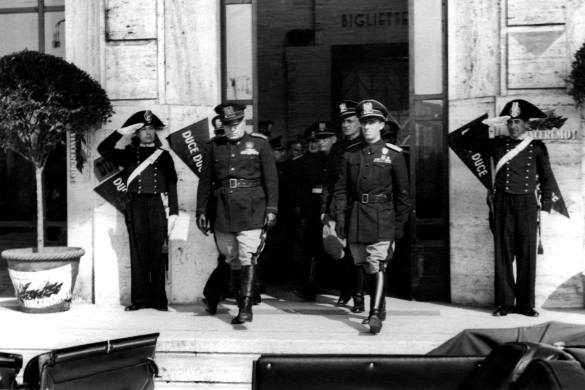 Stazione della Ferrovia: 8 ottobre 1941 - Il Duce a Salsomaggiore Terme