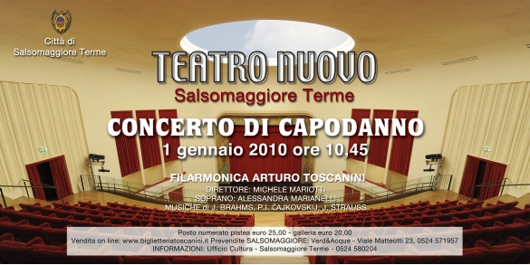 Concerto di Capodanno: Locandina Storica