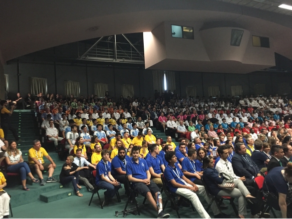 Palazzo Congressi: Auditorium Europa, inaugurazione mondiali juniores di Bridge