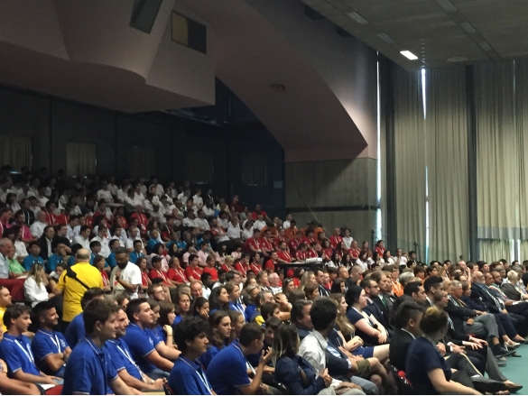 Palazzo Congressi: Auditorium Europa, inaugurazione Mondiali Juniores di Bridge