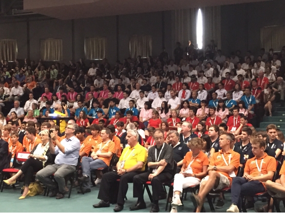 Palazzo Congressi: Auditorium Europa, inaugurazione Mondiali Juniores di Bridge