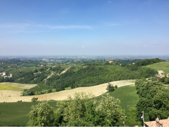 Tabiano: Vista panoramica delle colline
