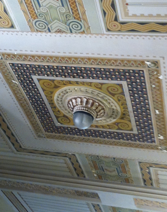 Terme Lorenzo Berzieri: Interno, dettaglio di un soffitto